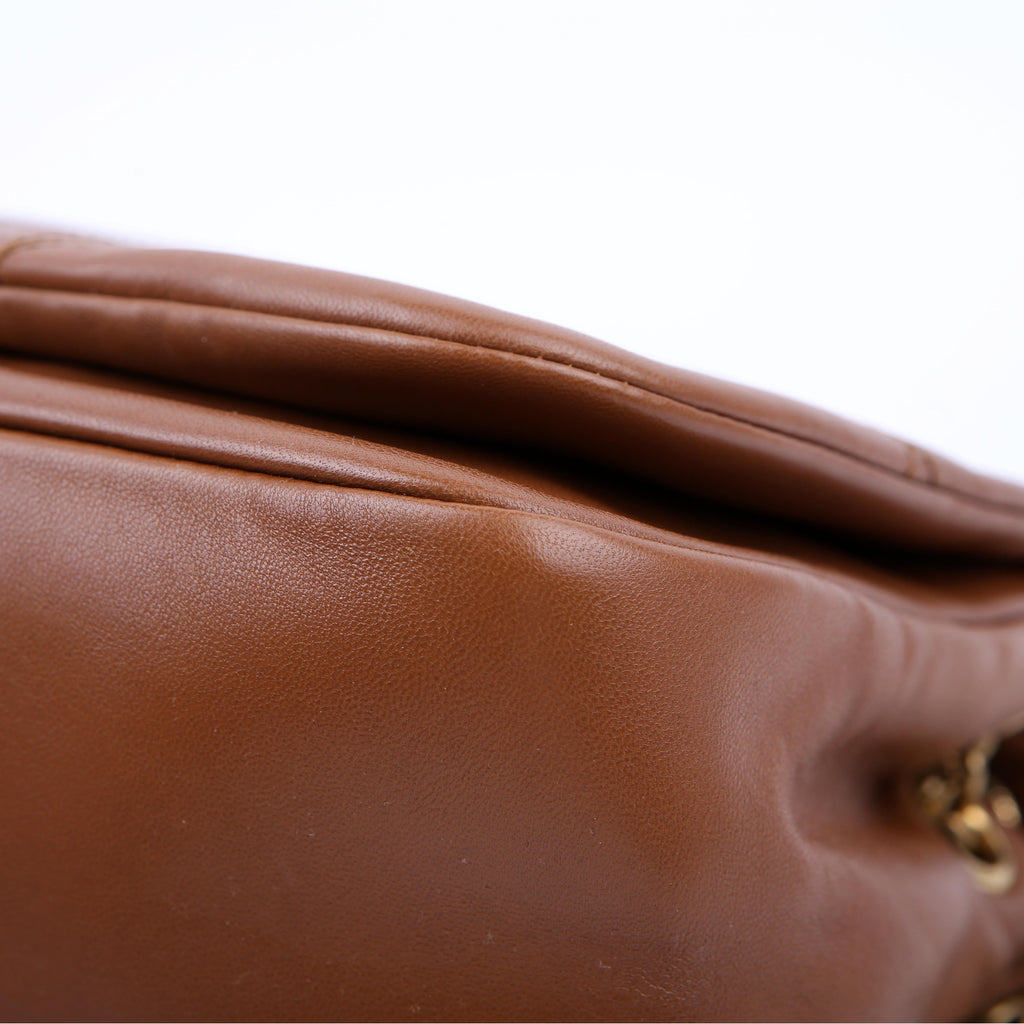 763475 Jamie 4.3 Small Quilted Lambskin Brown