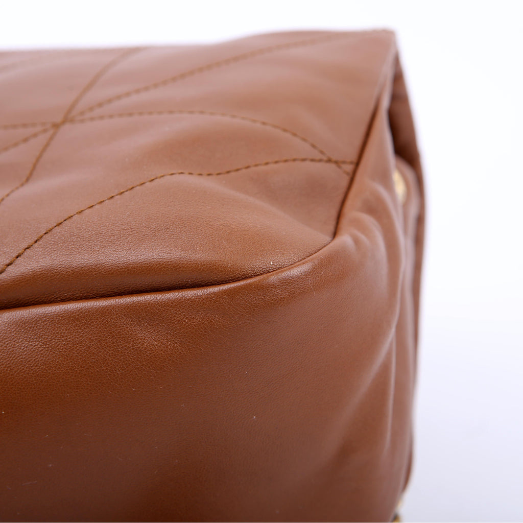 763475 Jamie 4.3 Small Quilted Lambskin Brown