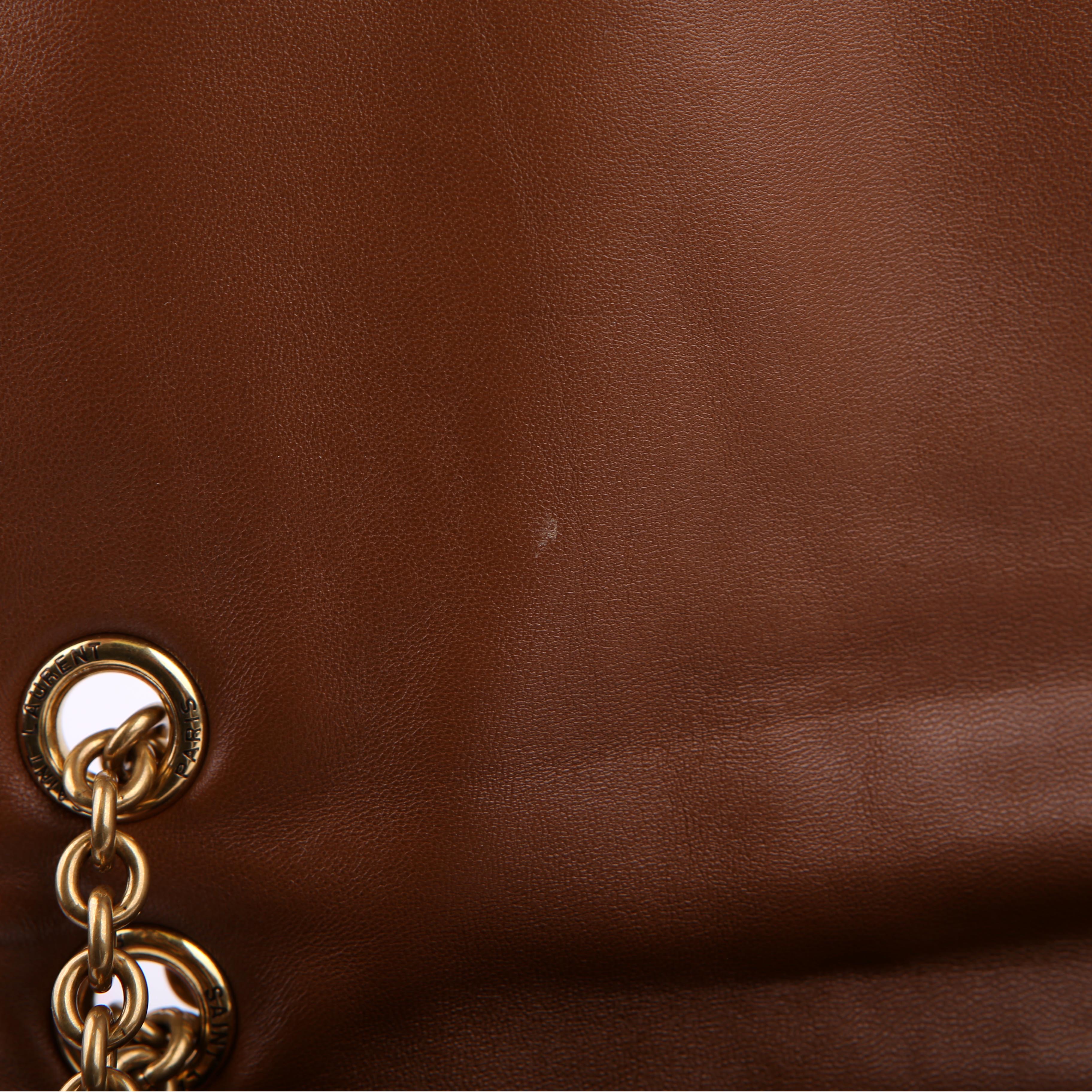 763475 Jamie 4.3 Small Quilted Lambskin Brown