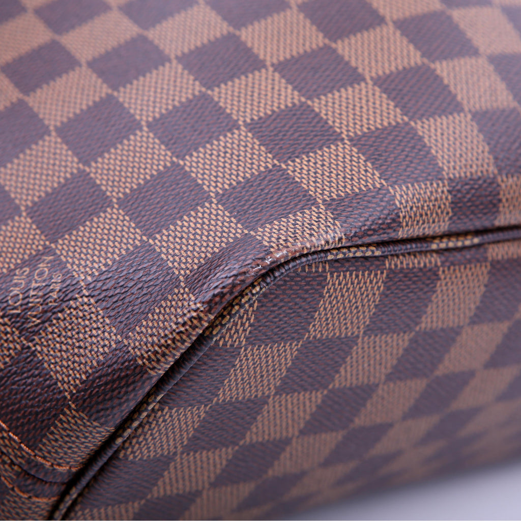 Neverfull with Wallet PM Damier Ebene Red