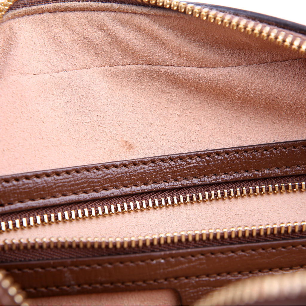 Gucci 645454 Horsebit 1955 Small Crossbody Brown