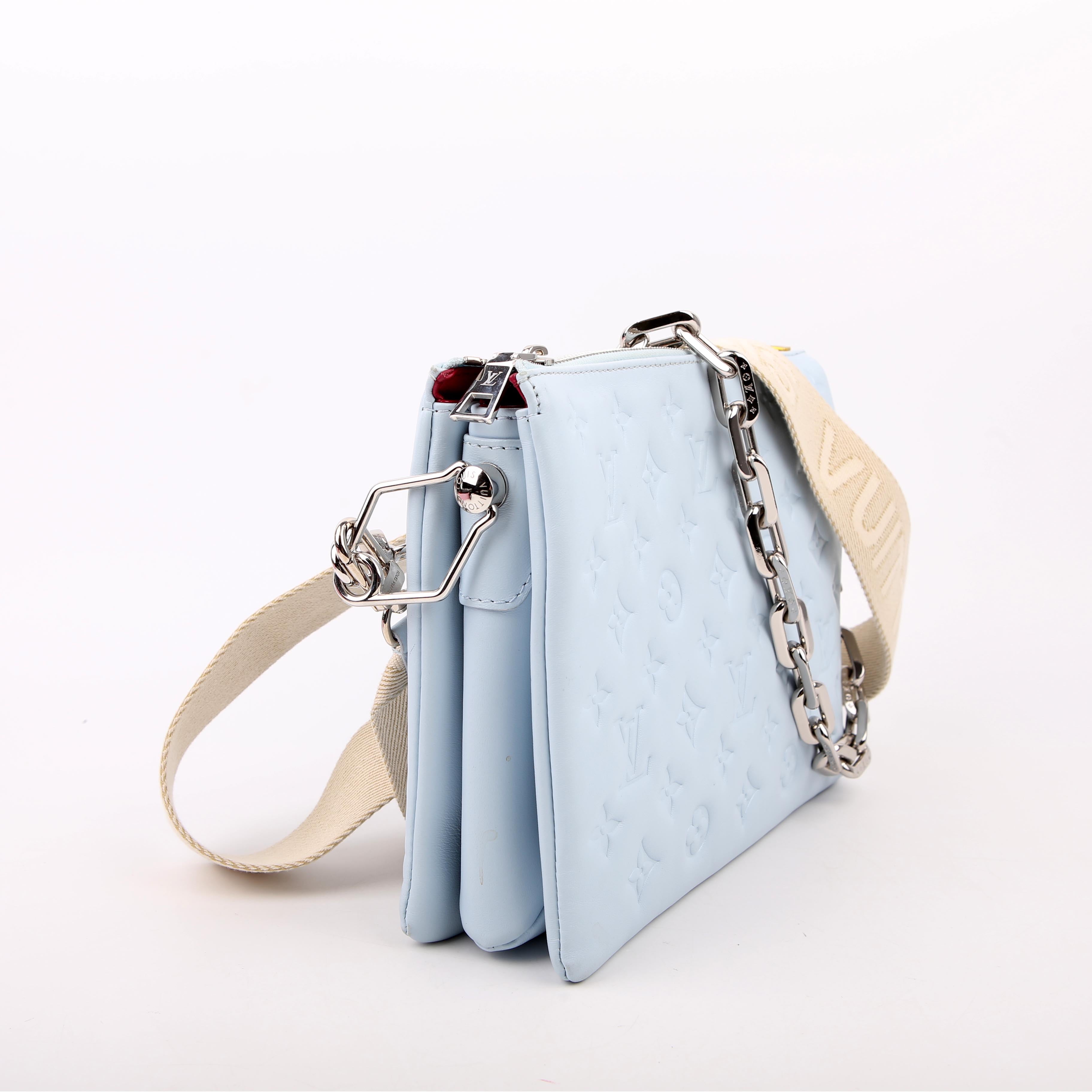 Coussin PM NV Lambskin Blue