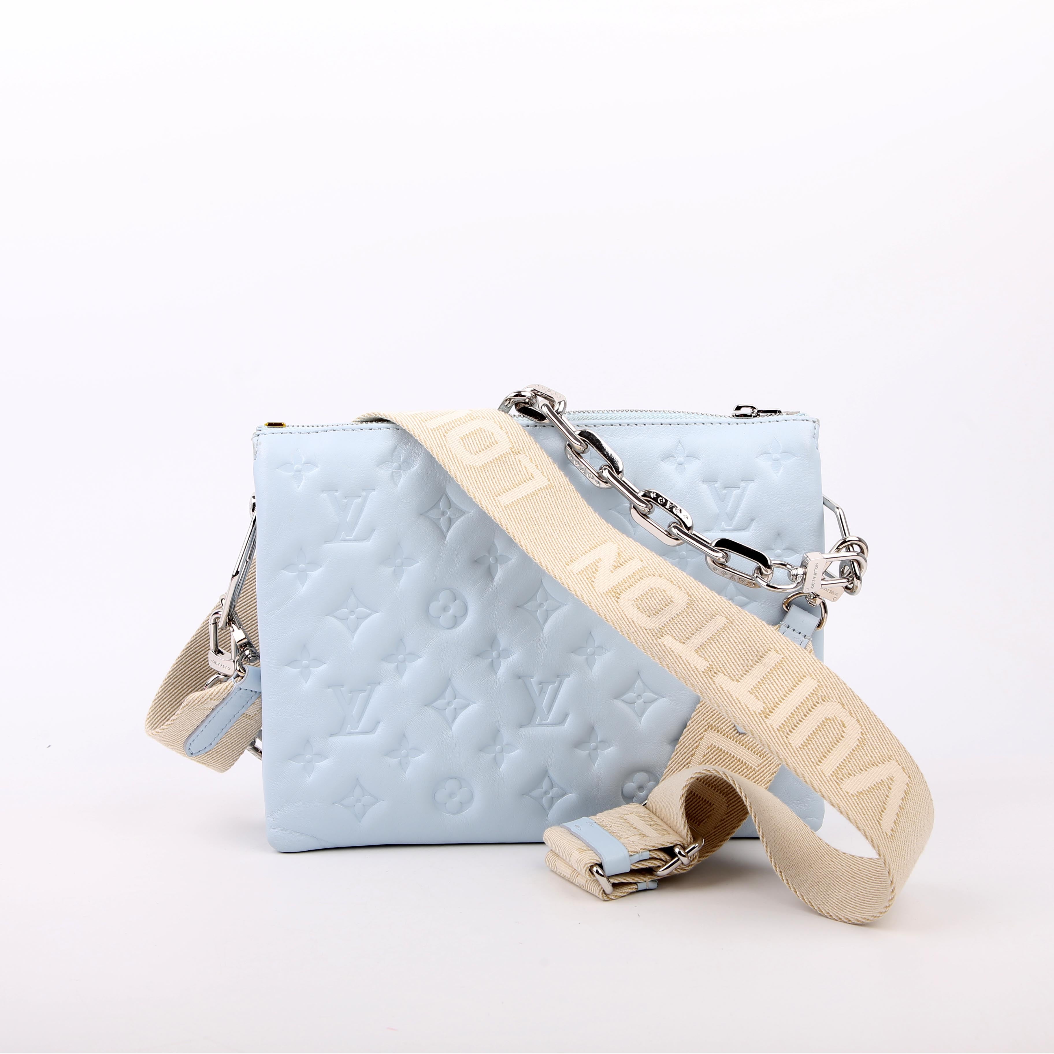 Coussin PM NV Lambskin Blue