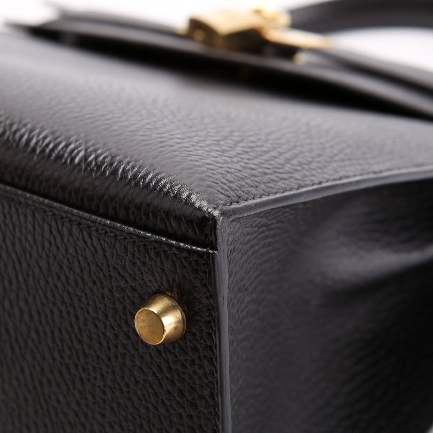 Hermes Kelly 28 Ardennes 1997 Black/Gold