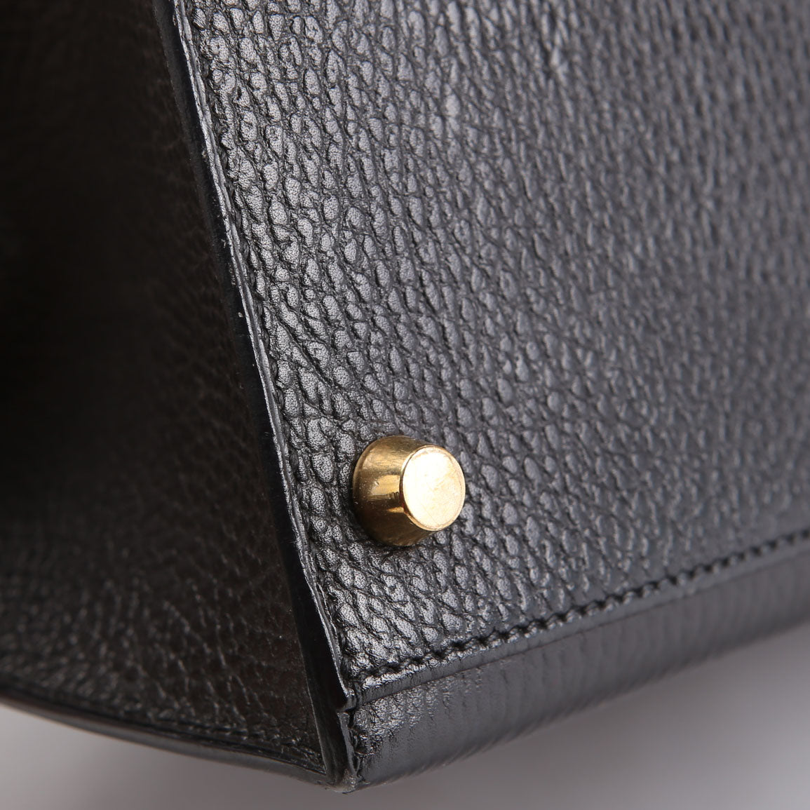 Hermes Kelly 28 Ardennes 1997 Black/Gold