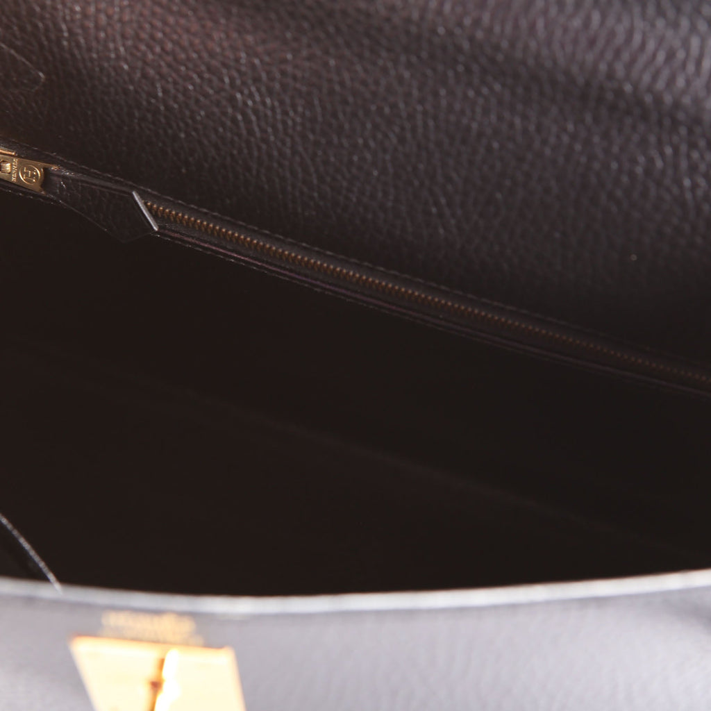 Hermes Kelly 28 Ardennes 1997 Black/Gold