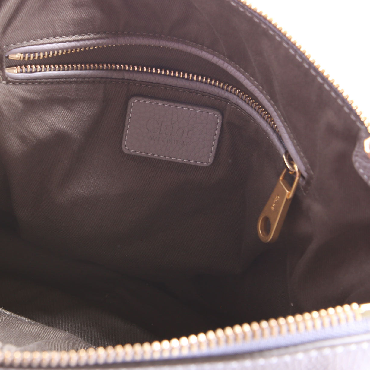 Marcie Satchel Medium Gray/Gold