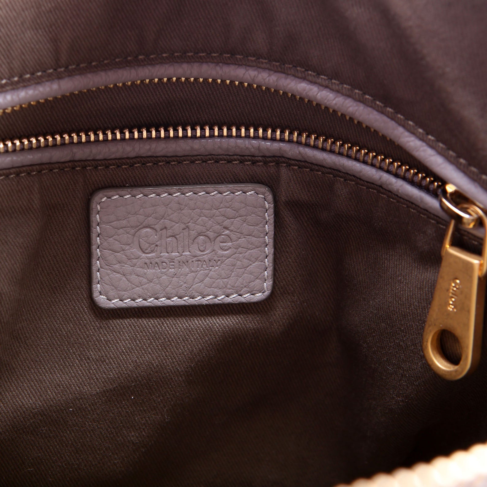 Marcie Satchel Medium Gray/Gold
