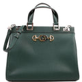 Gucci 564714 Zumi Top Handle Medium Green