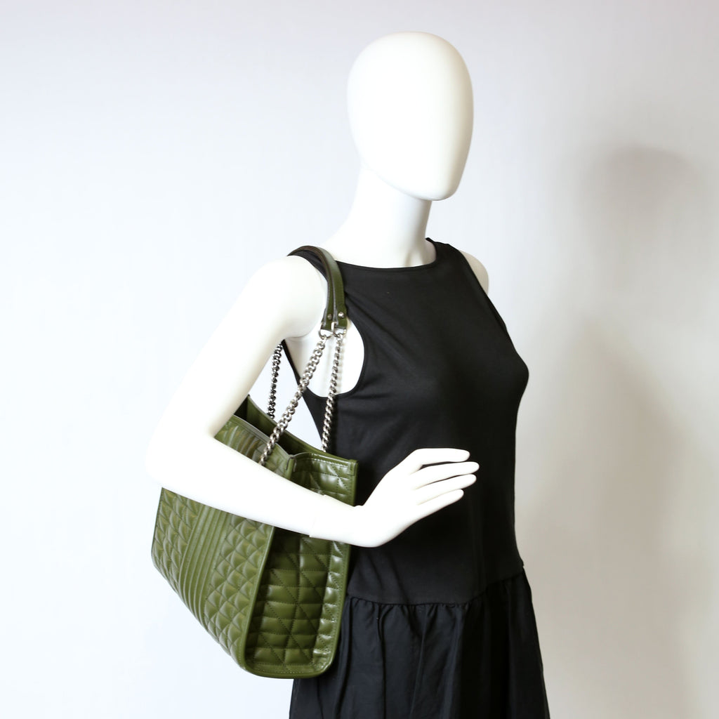 675796 Marmont Aria Chain Medium Tote Green