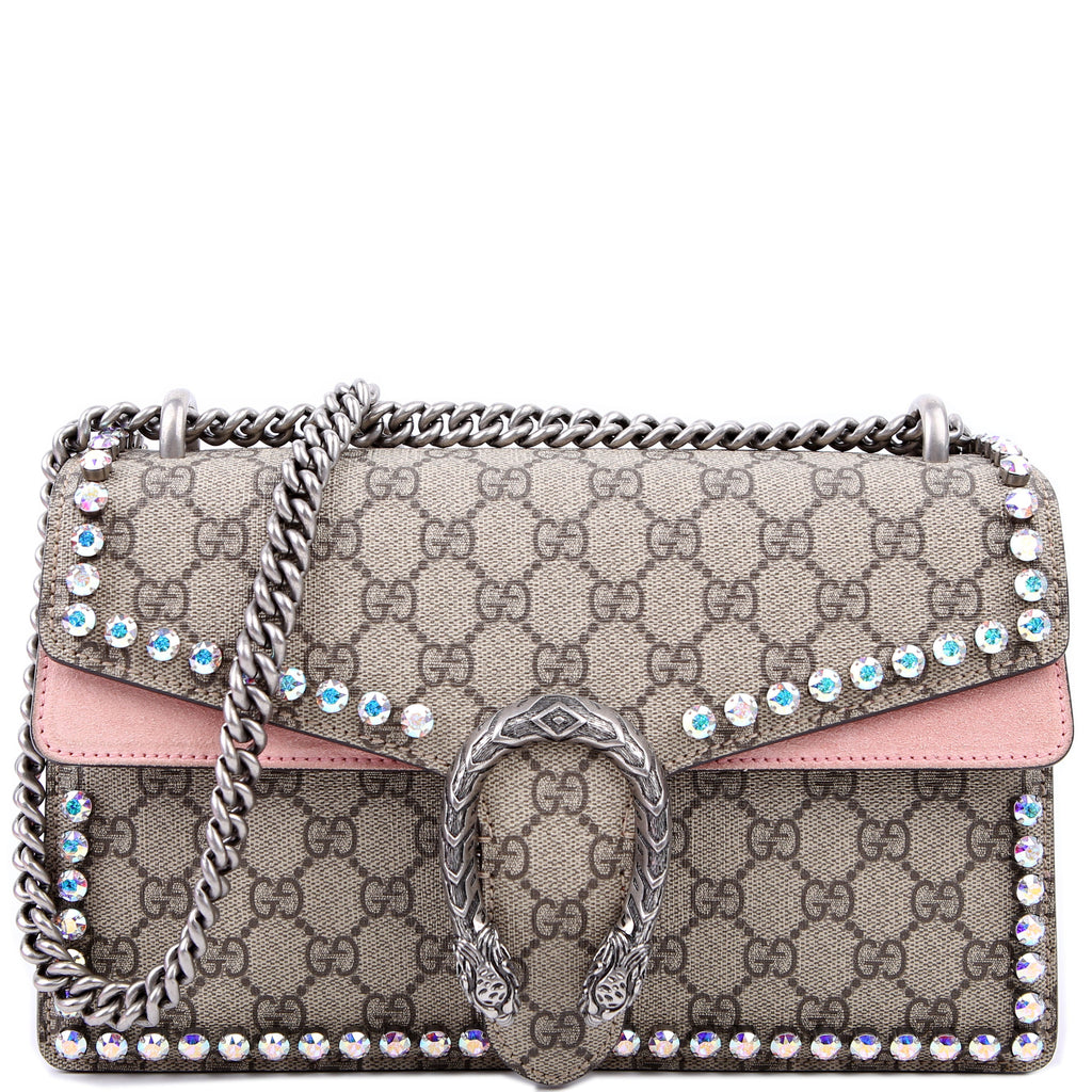 Gucci 400249 Dionysus GG Crystals Small Pink