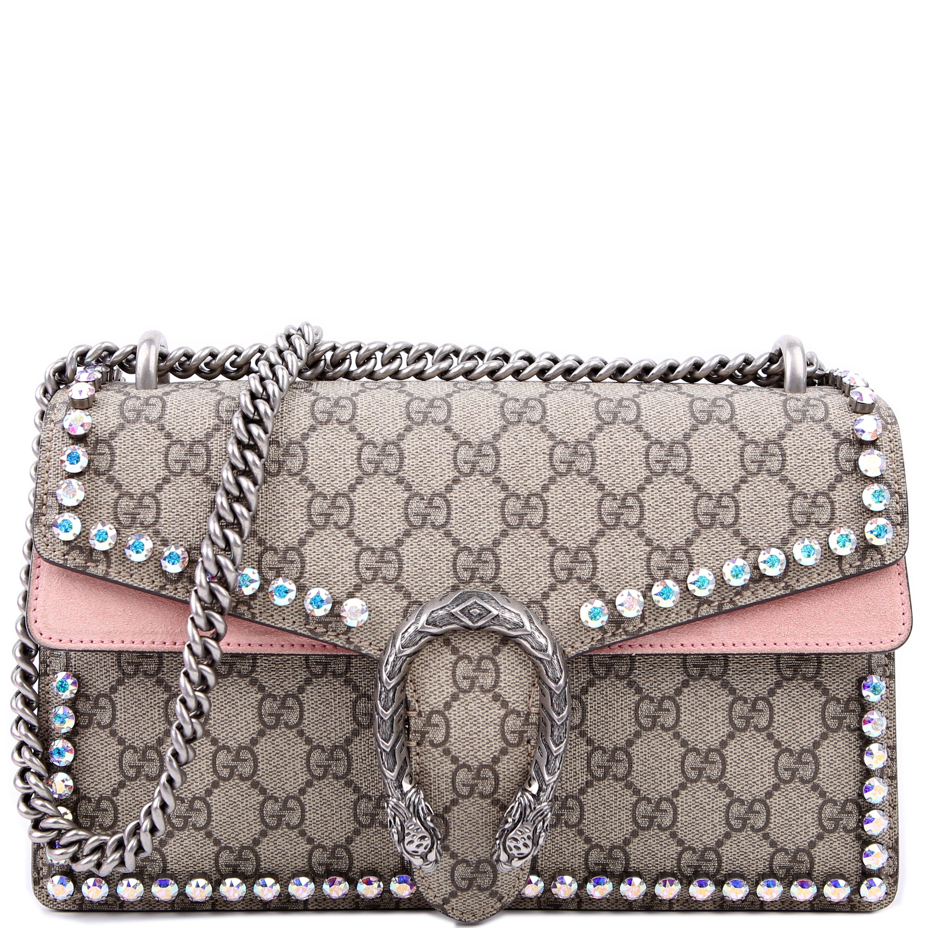 Gucci 400249 Dionysus GG Crystals Small Pink