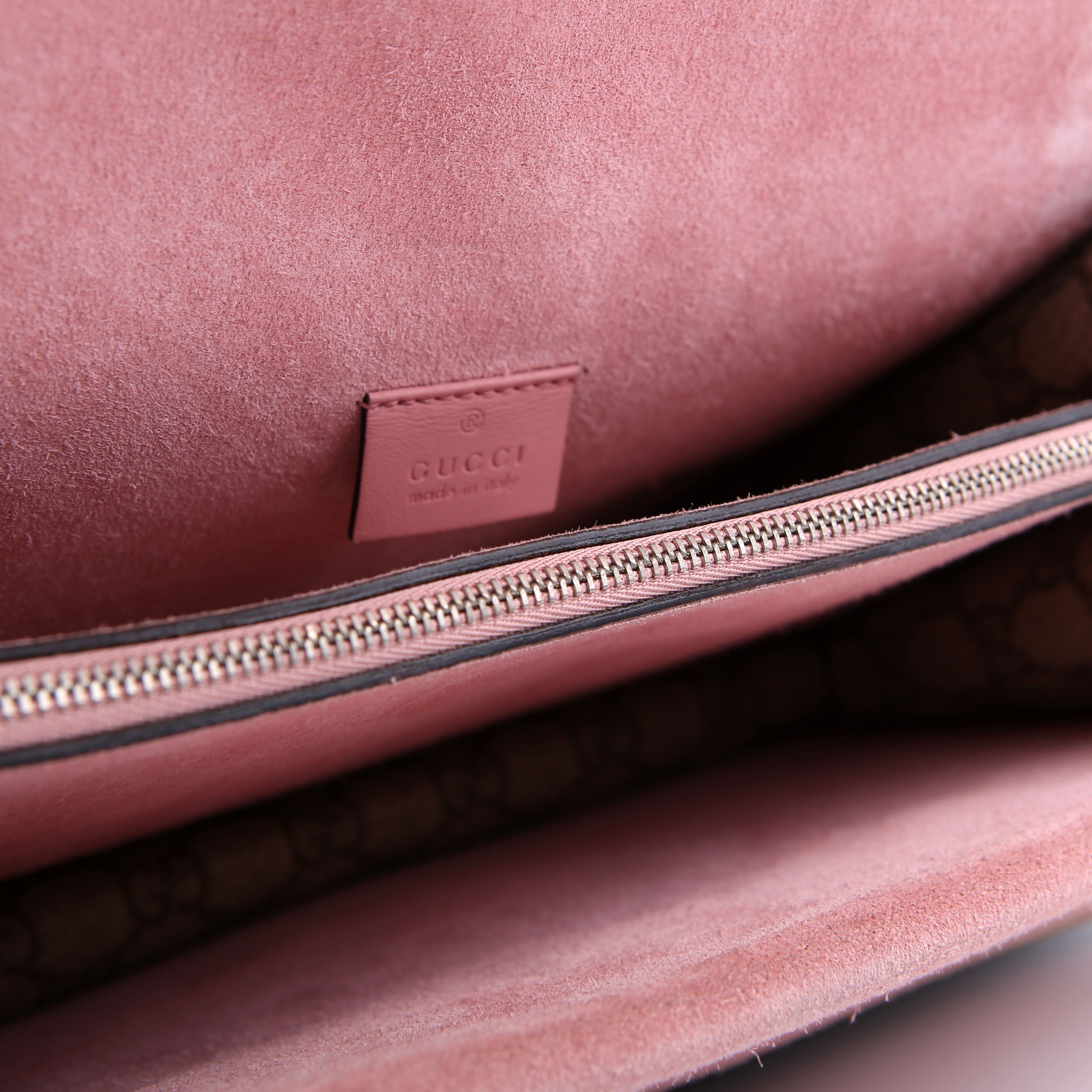 Gucci 400249 Dionysus GG Crystals Small Pink