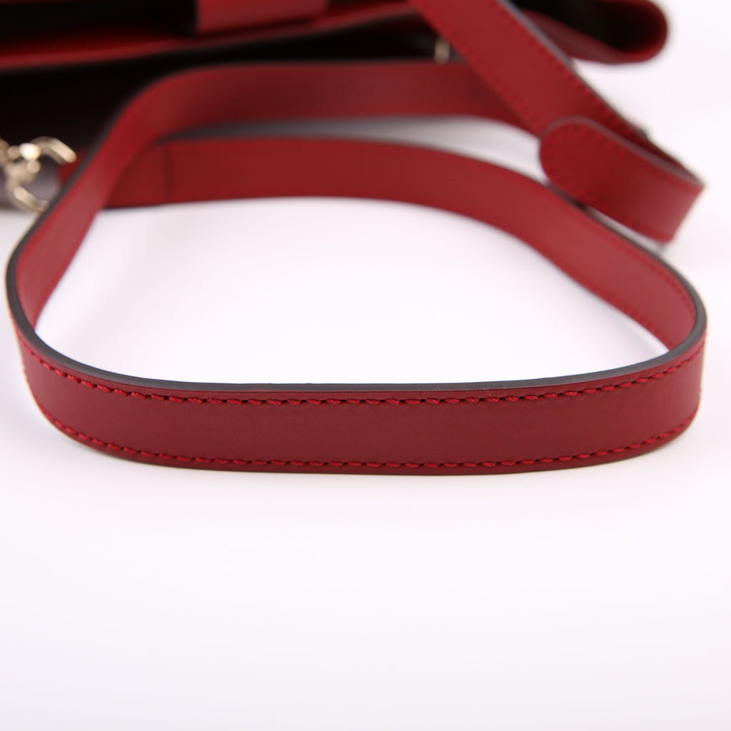 Gucci 510290 Micro Guccissima Tote Red