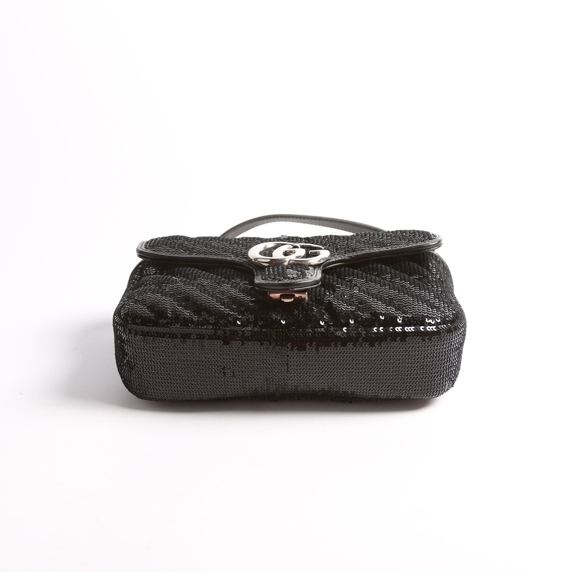 Gucci 446744 Marmont Sequin Shoulder Mini Flap