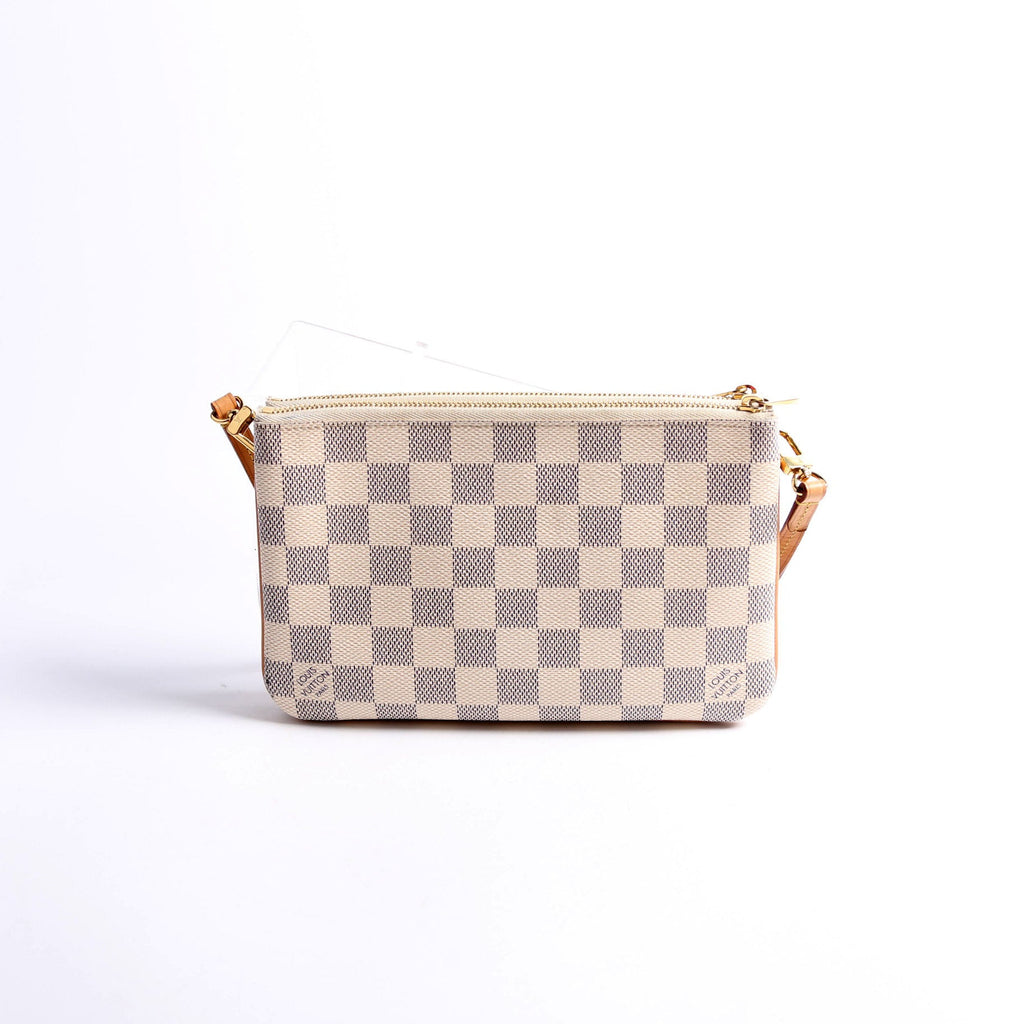Double Zip Pochette Azur