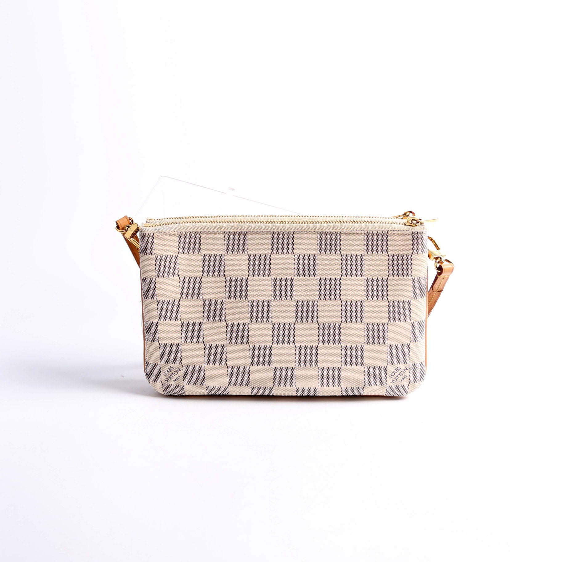 Double Zip Pochette Azur