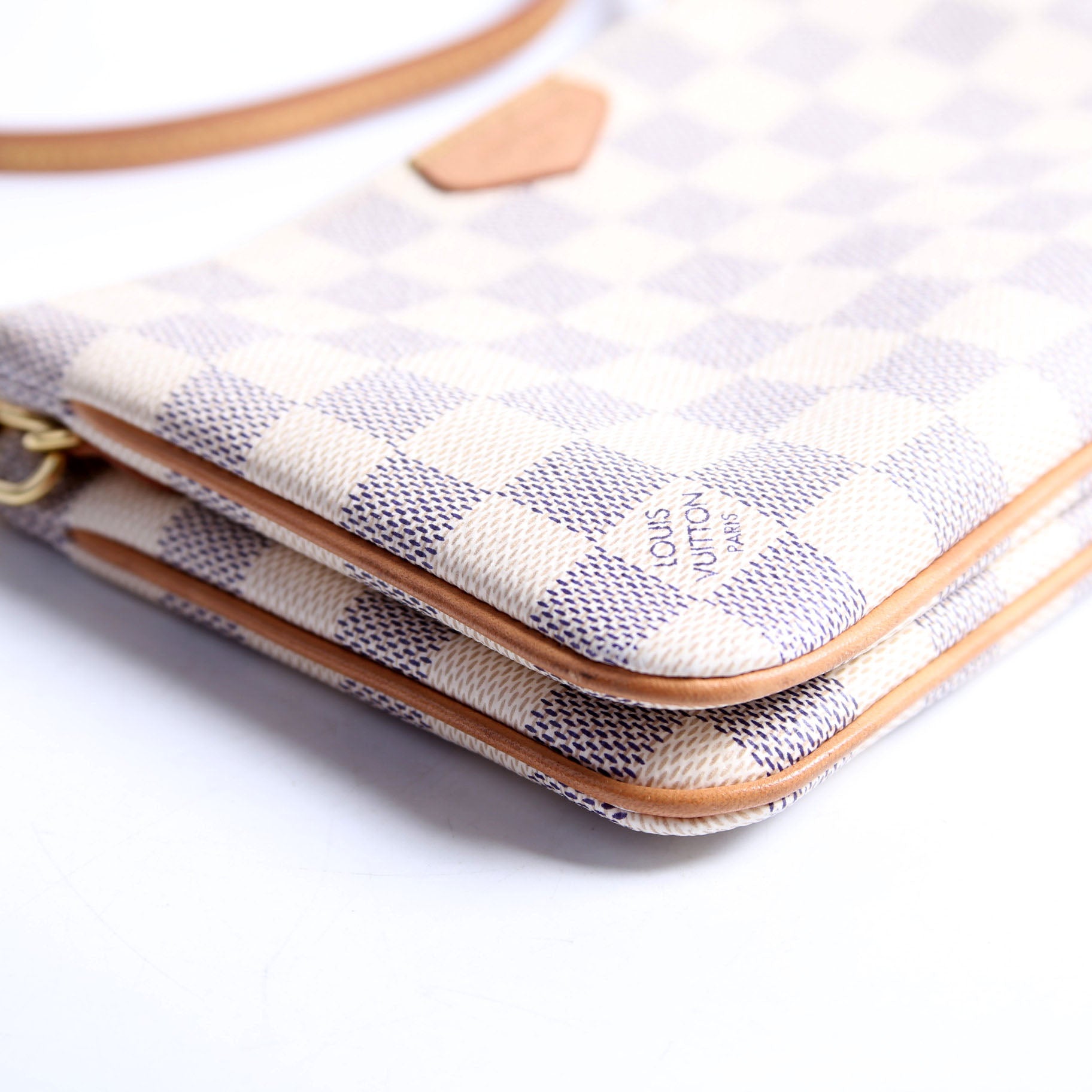 Double Zip Pochette Azur
