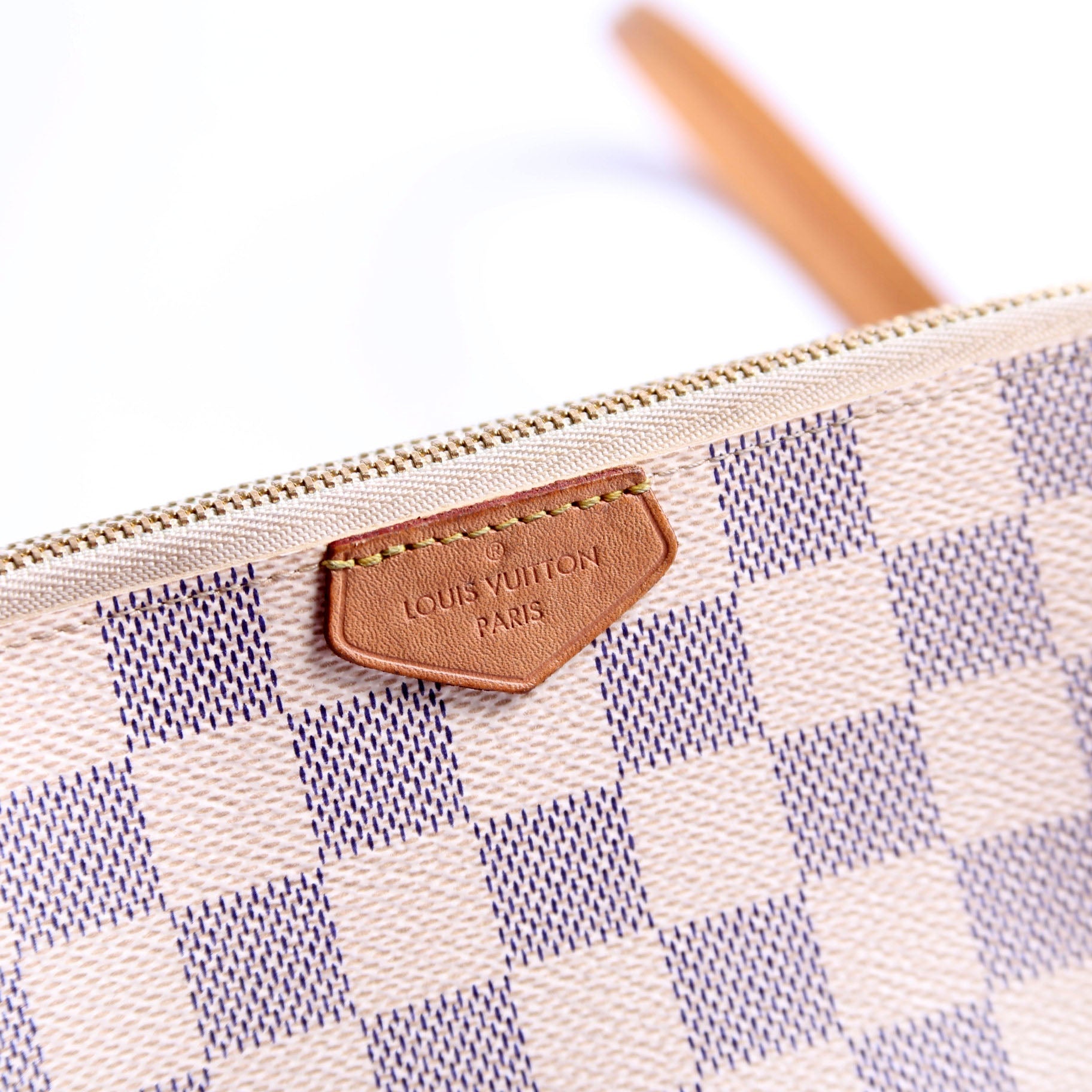 Double Zip Pochette Azur