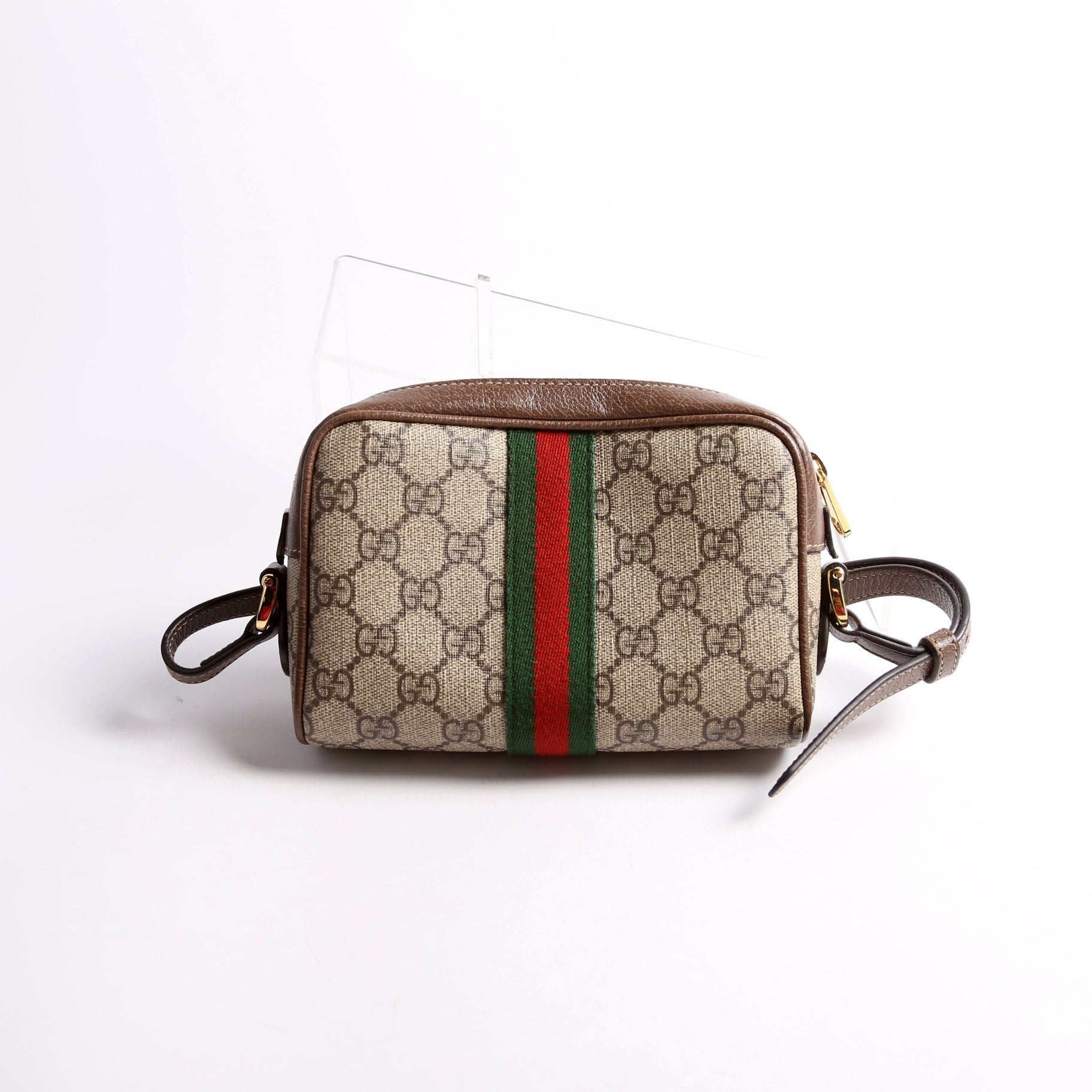 Gucci 517350 GG Supreme Mini Ophidia Brown
