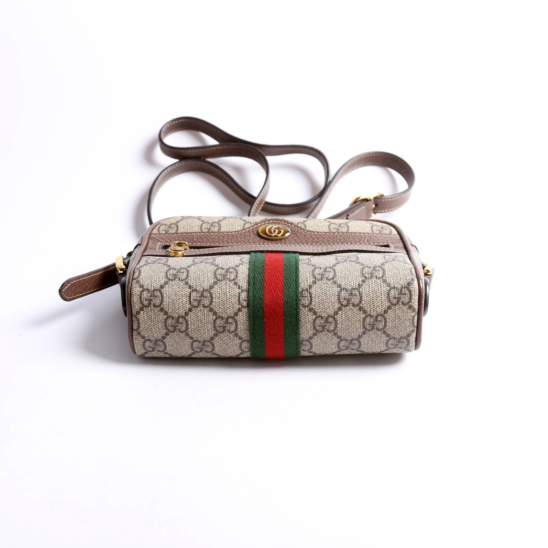 Gucci 517350 GG Supreme Mini Ophidia Brown