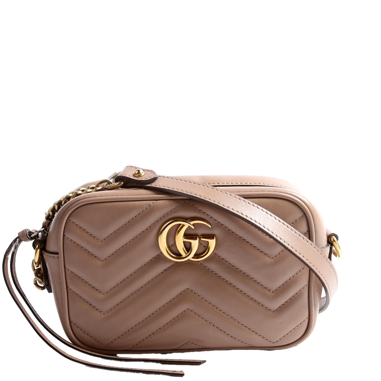 448065 Marmont Mini Camera Bag Tan