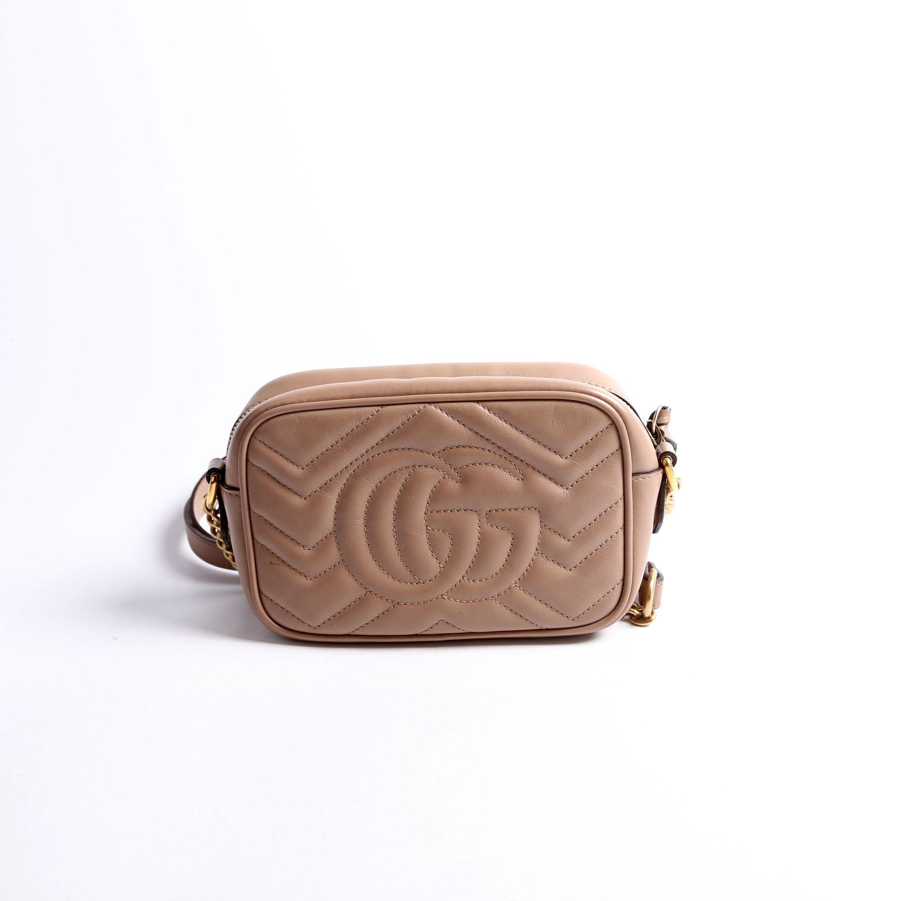 448065 Marmont Mini Camera Bag Tan