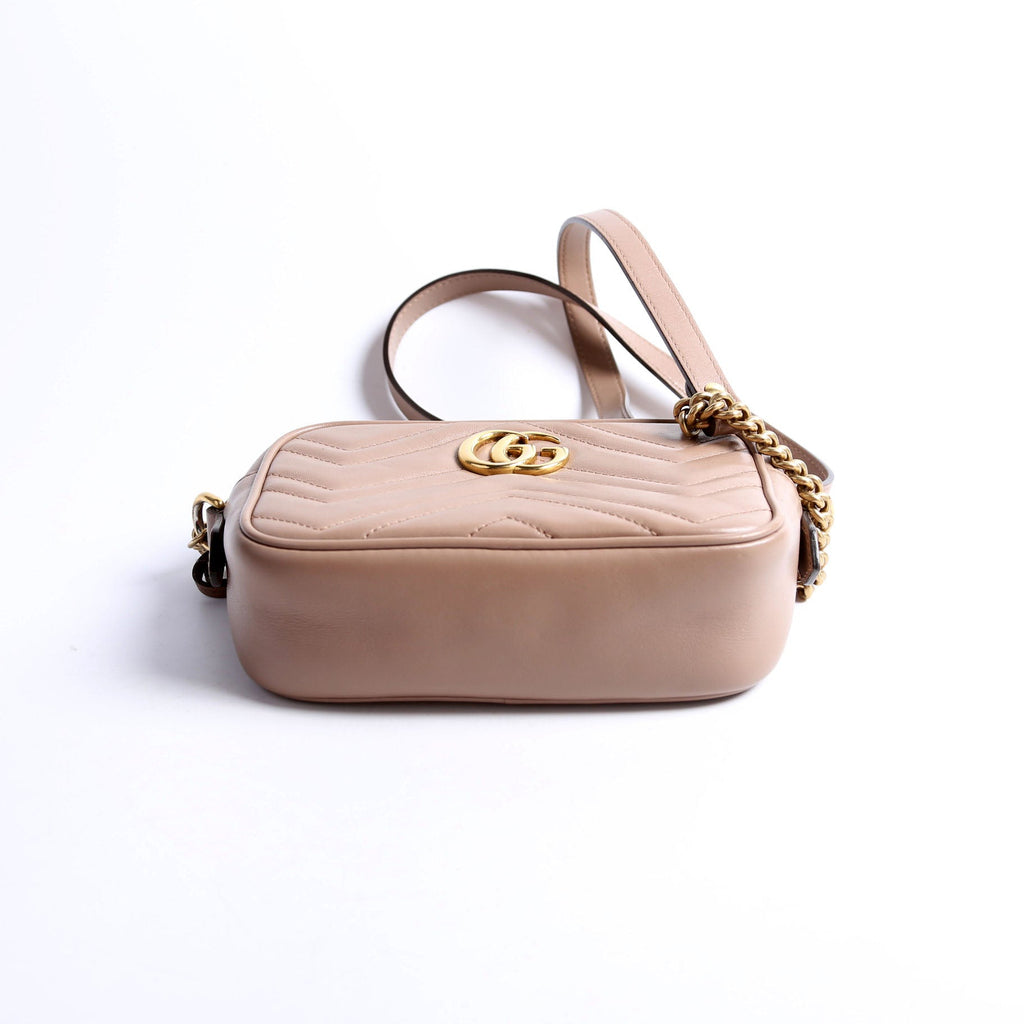 448065 Marmont Mini Camera Bag Tan