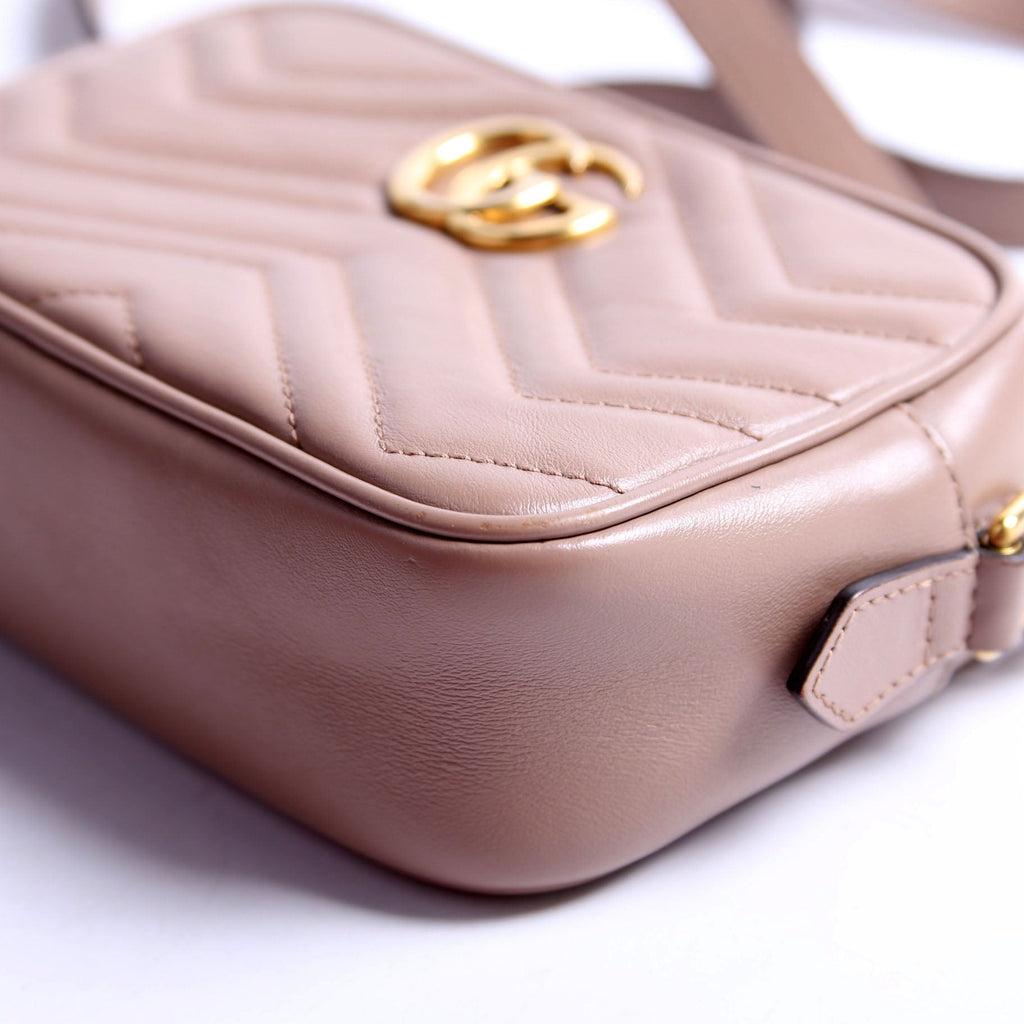 448065 Marmont Mini Camera Bag Tan