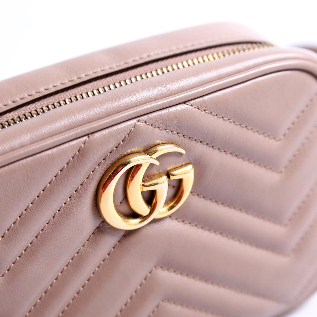 448065 Marmont Mini Camera Bag Tan