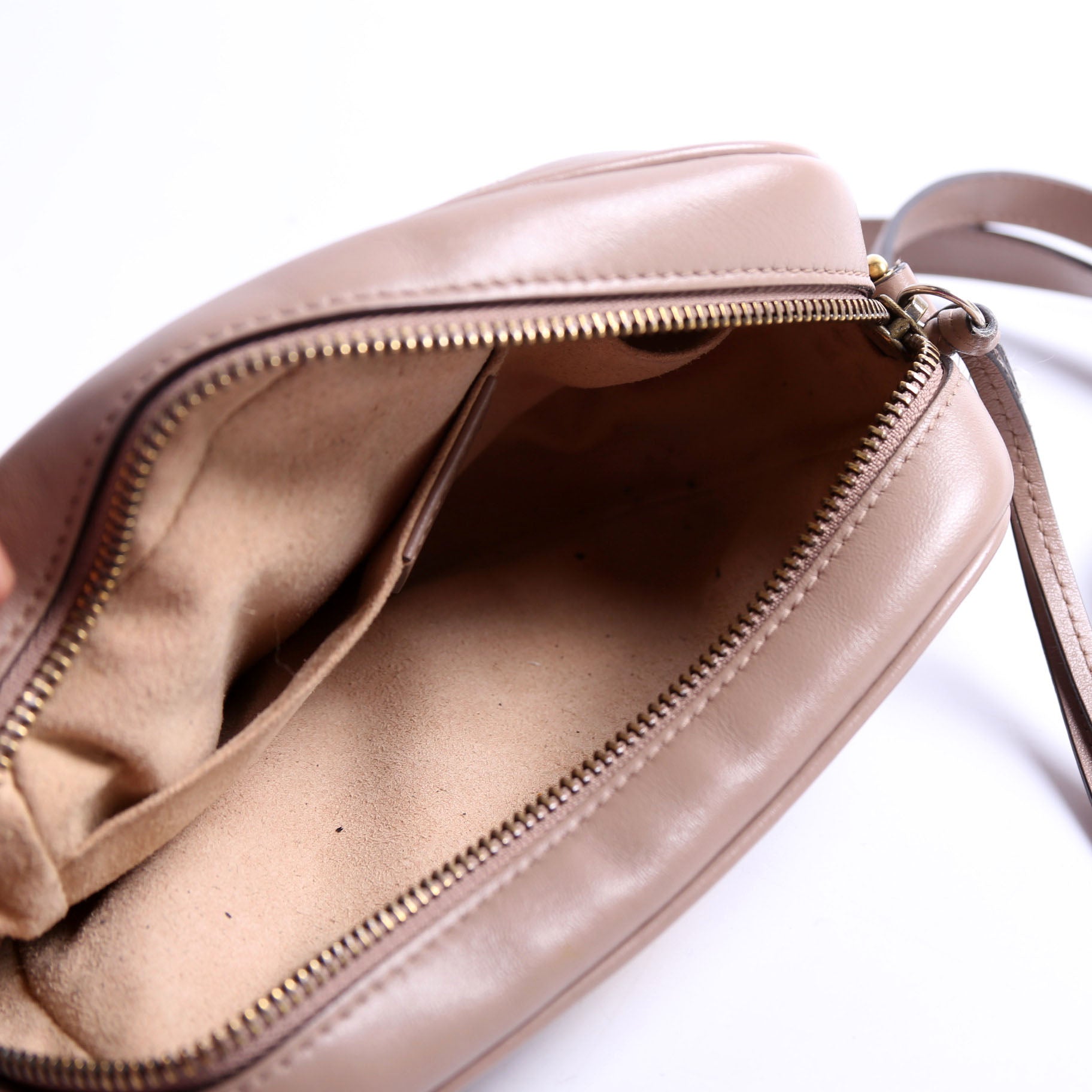 448065 Marmont Mini Camera Bag Tan