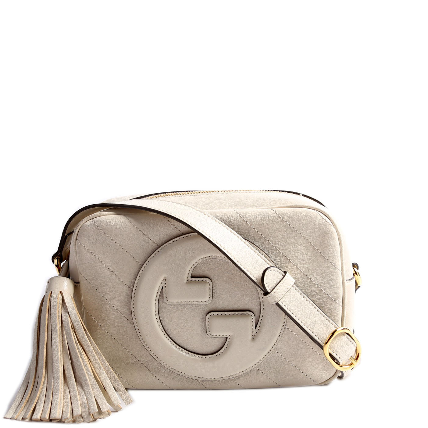 Gucci 742360 Blondie Small Shoulder Bag White