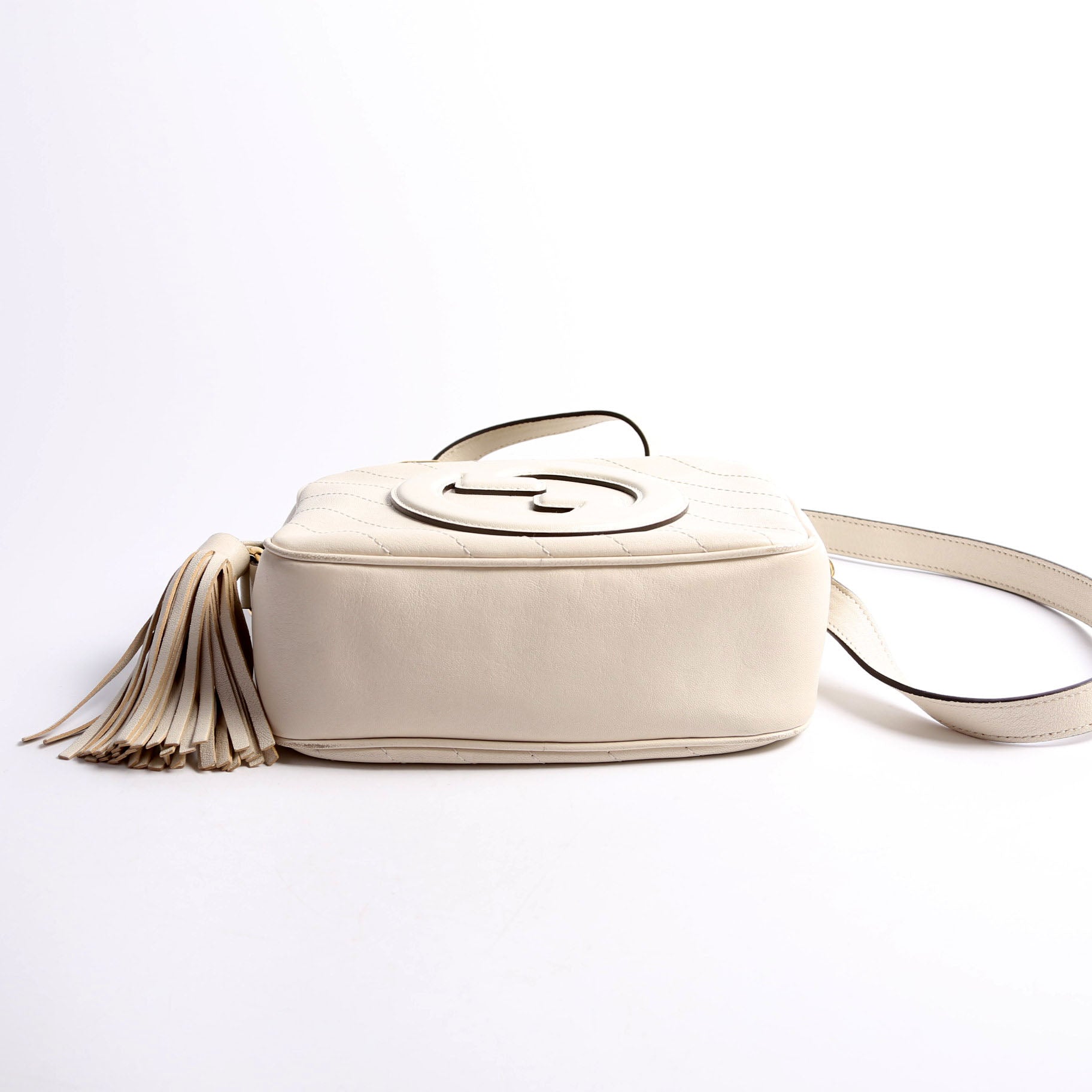 Gucci 742360 Blondie Small Shoulder Bag White