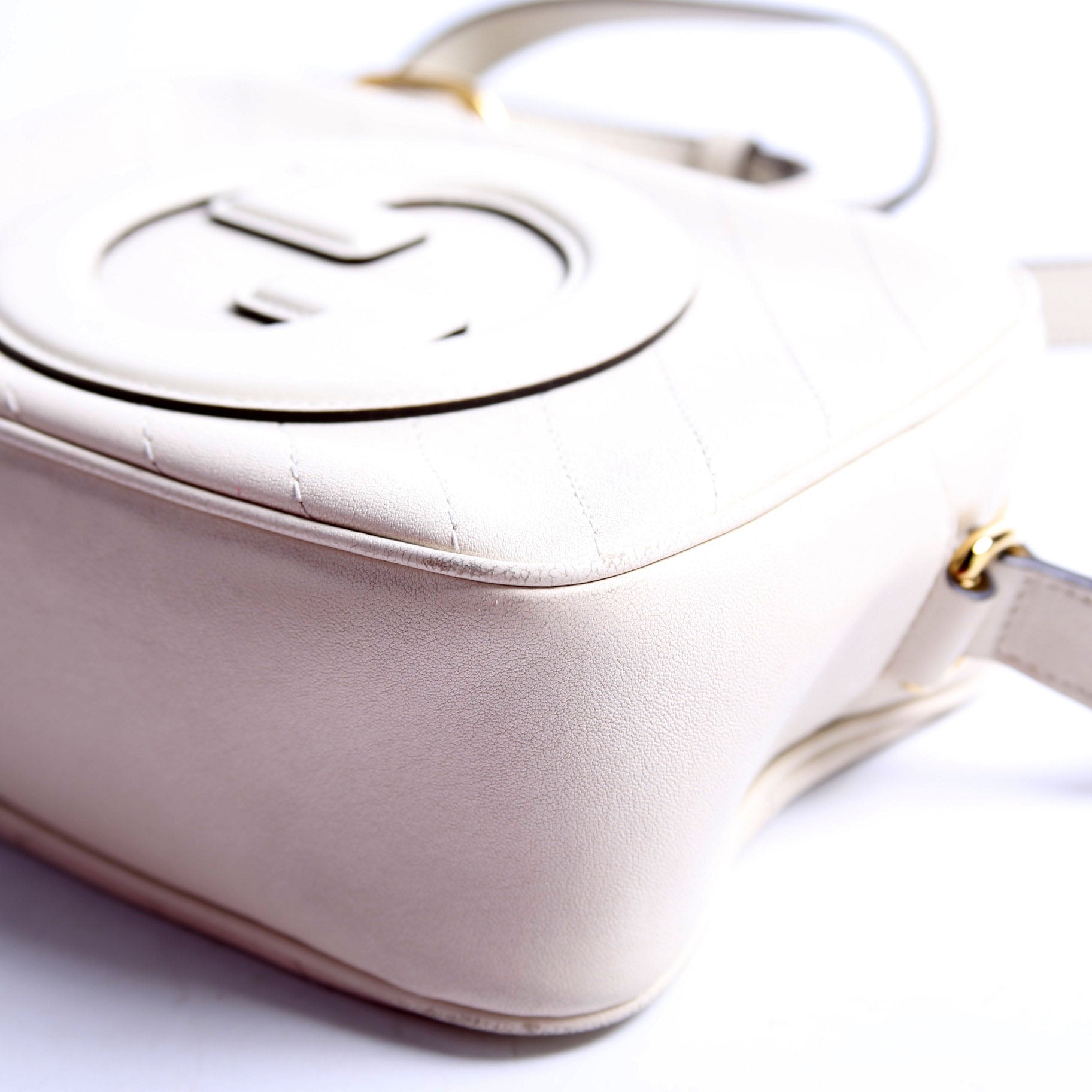 Gucci 742360 Blondie Small Shoulder Bag White