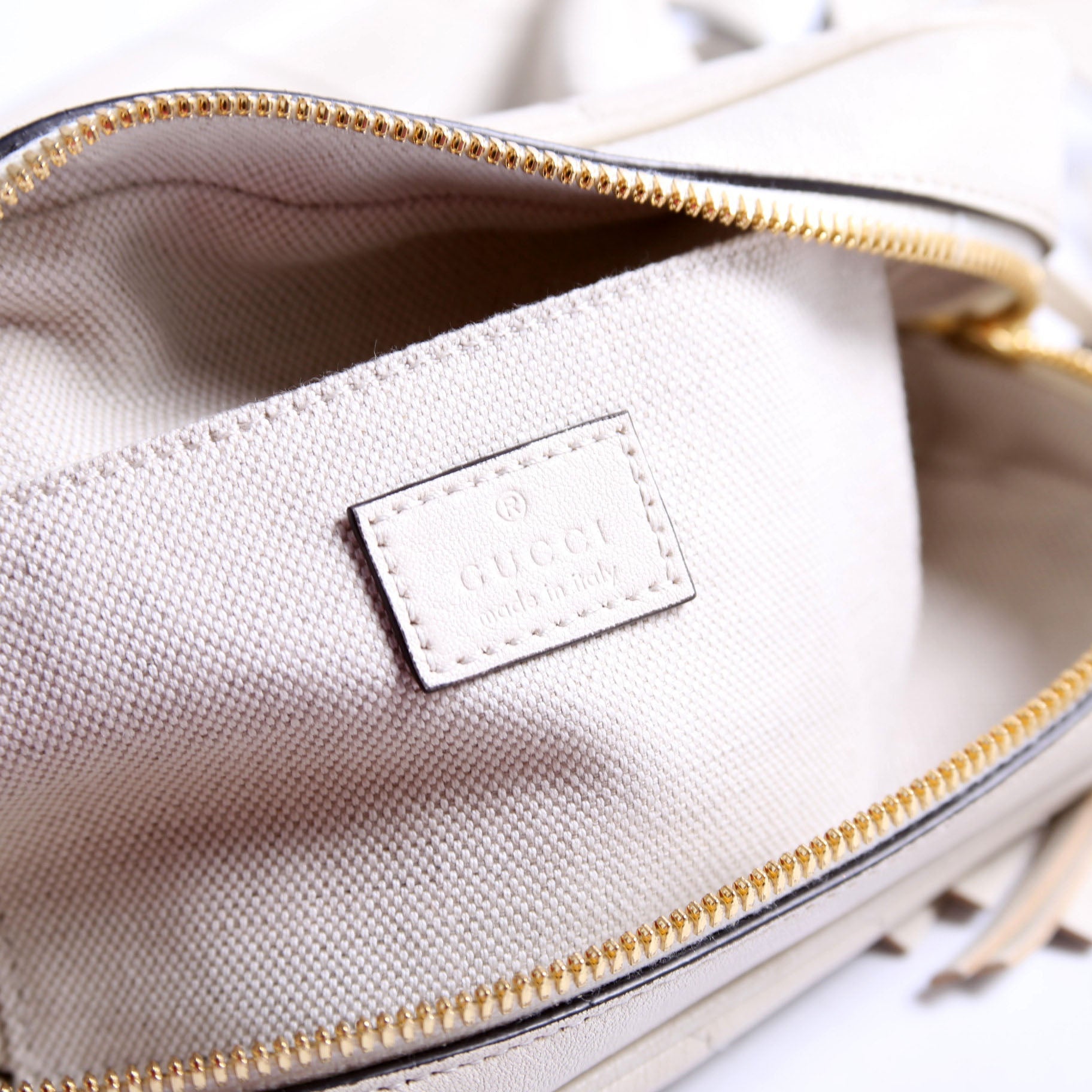 Gucci 742360 Blondie Small Shoulder Bag White