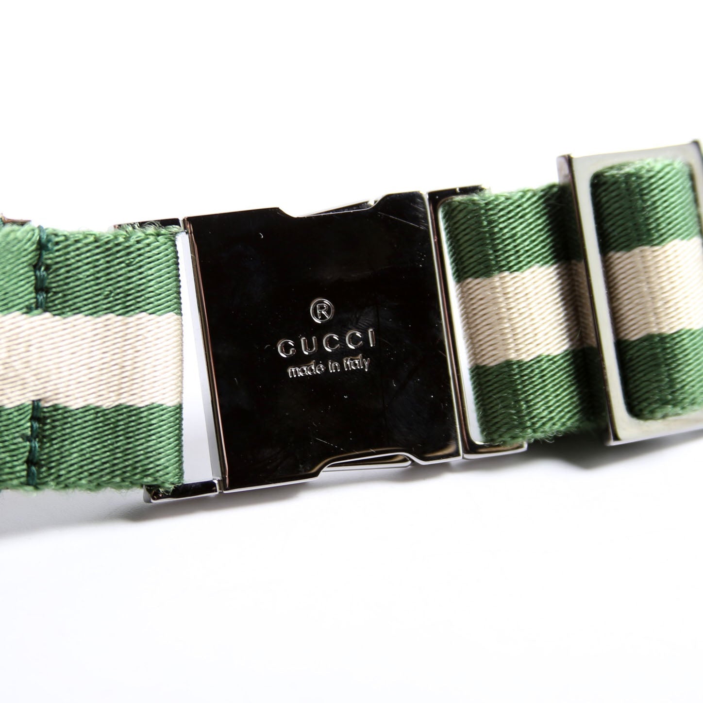 28566 GG Canvas Waist Bag Green