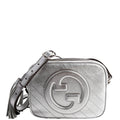Gucci 742360 Blondie Small Shoulder Bag Silver