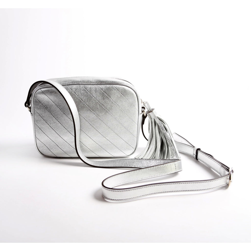 Gucci 742360 Blondie Small Shoulder Bag Silver