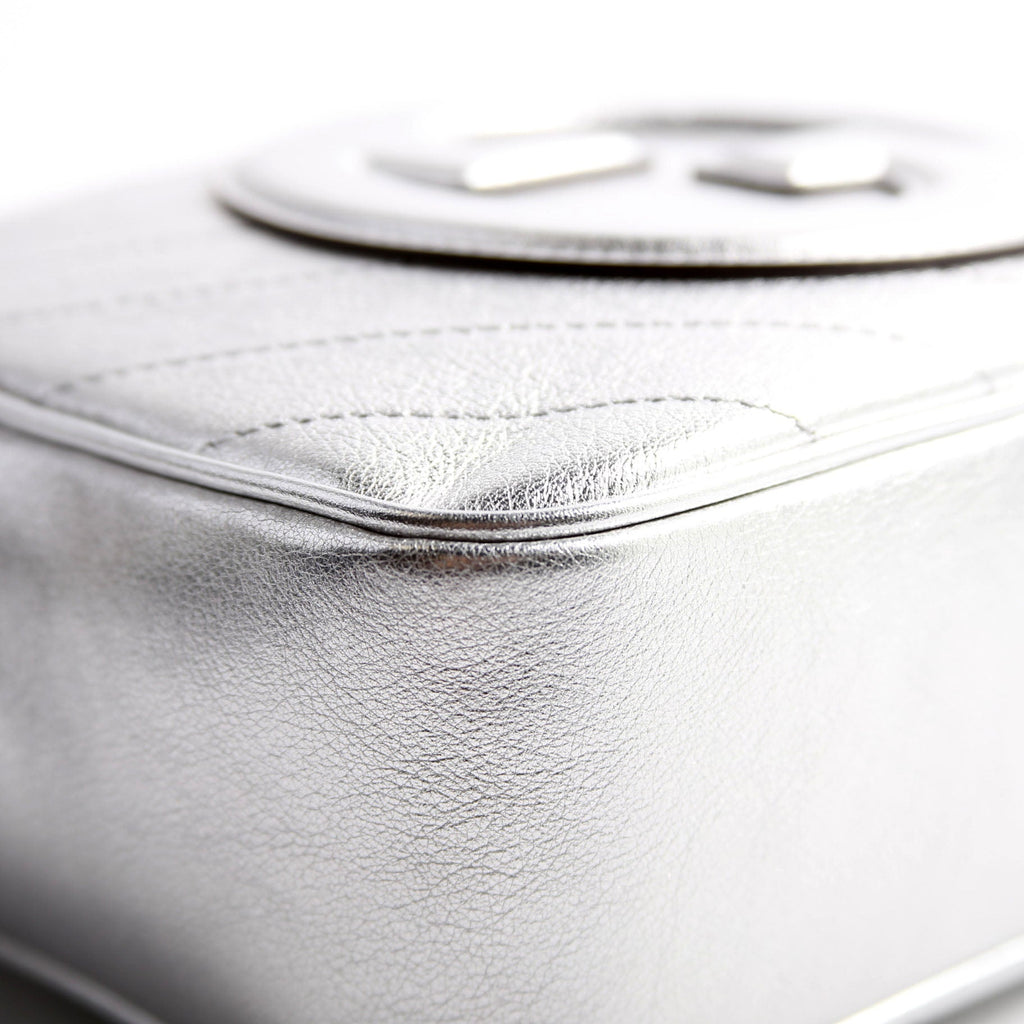 Gucci 742360 Blondie Small Shoulder Bag Silver