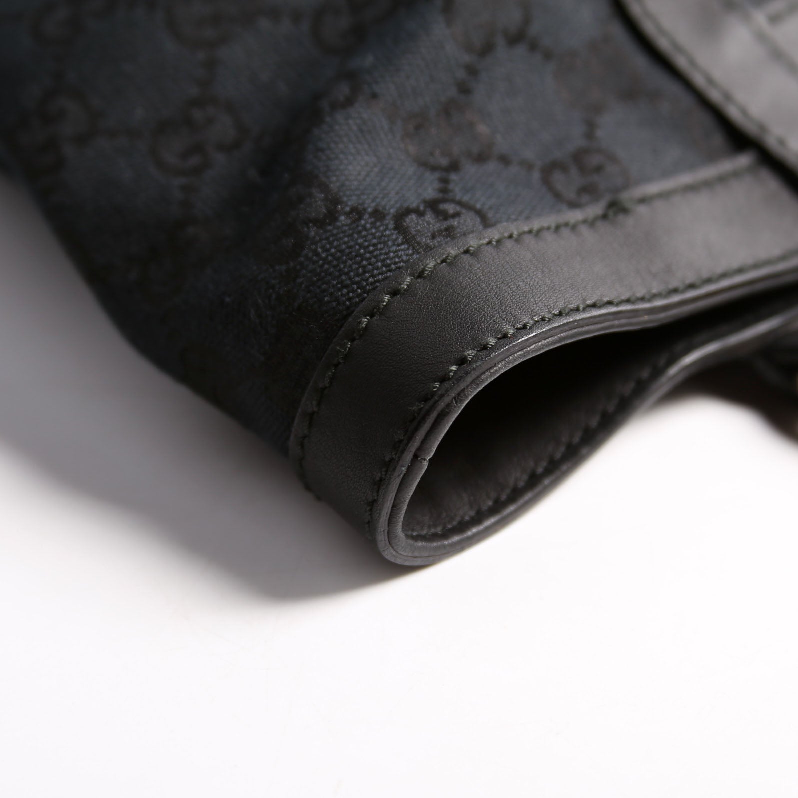 211983 GG Canvas D Ring Small Tote Black
