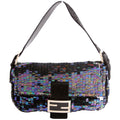 Baguette Sequin Ponyhair Blue