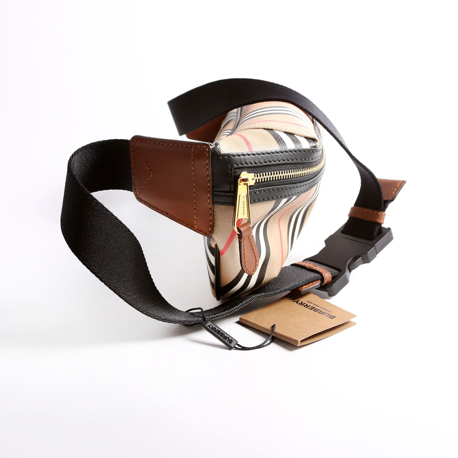 8026838 Icon E-Canvas Striped Belt Bag