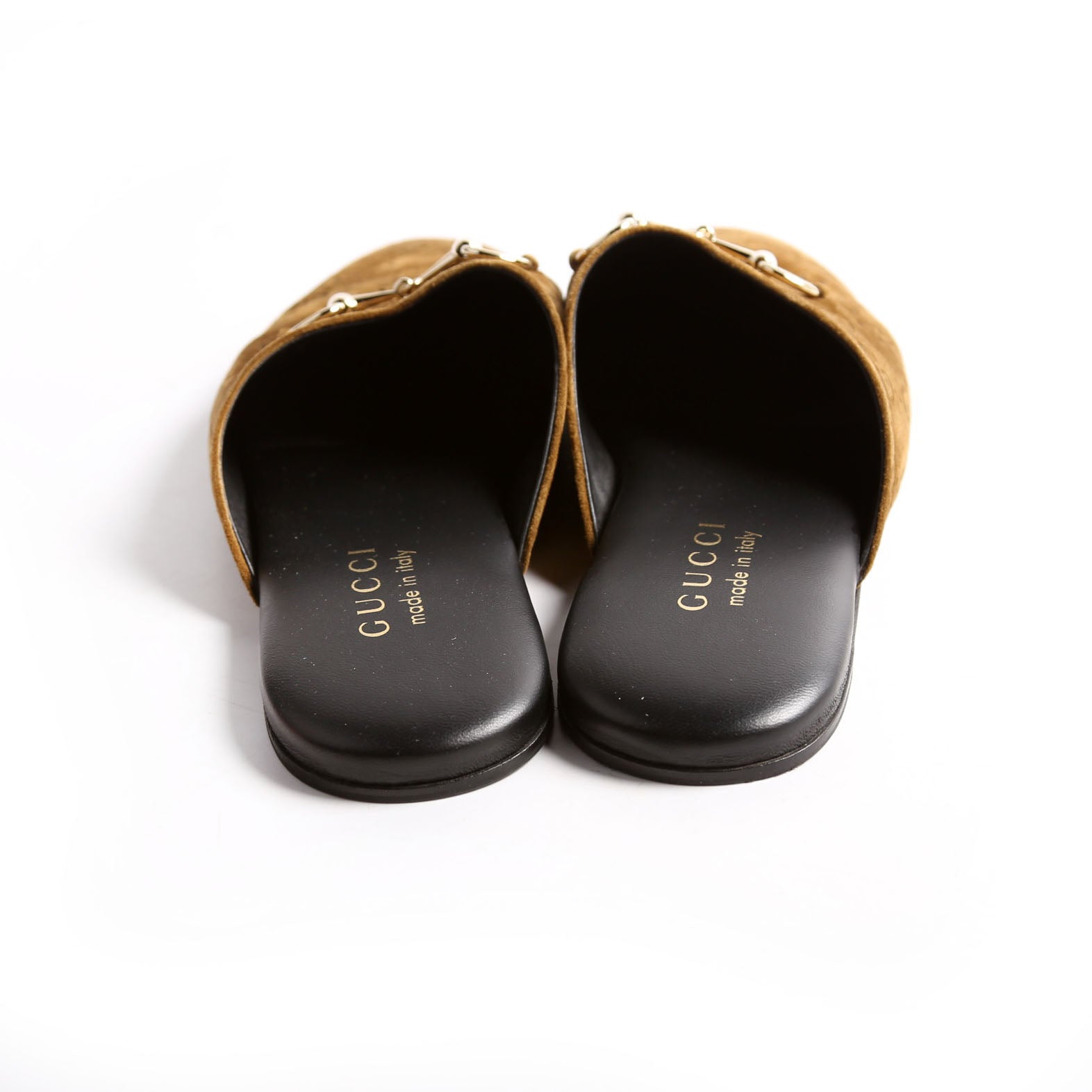 Horsebit Suede Mules Size 36