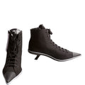 Prada Pointed Toe Sneaker Kitten Heel Size 37.5