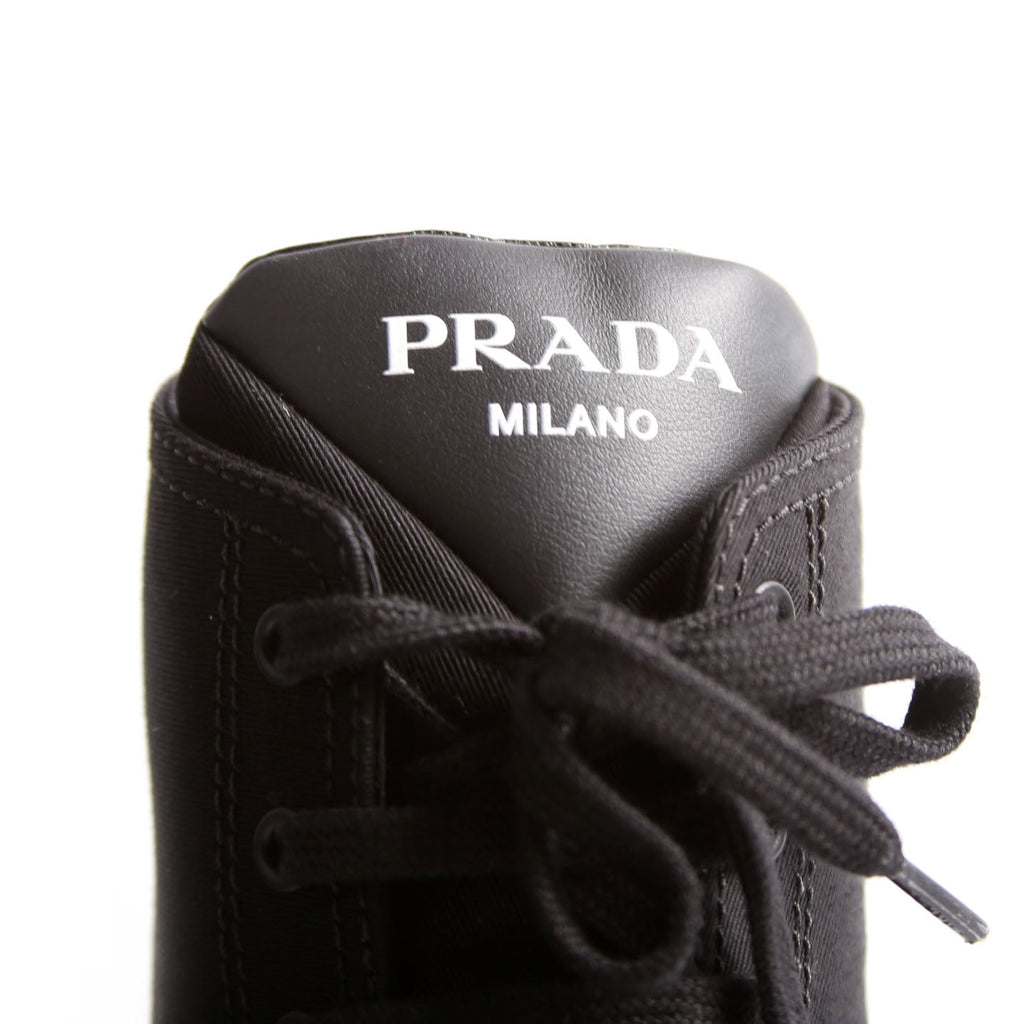 Prada Pointed Toe Sneaker Kitten Heel Size 37.5