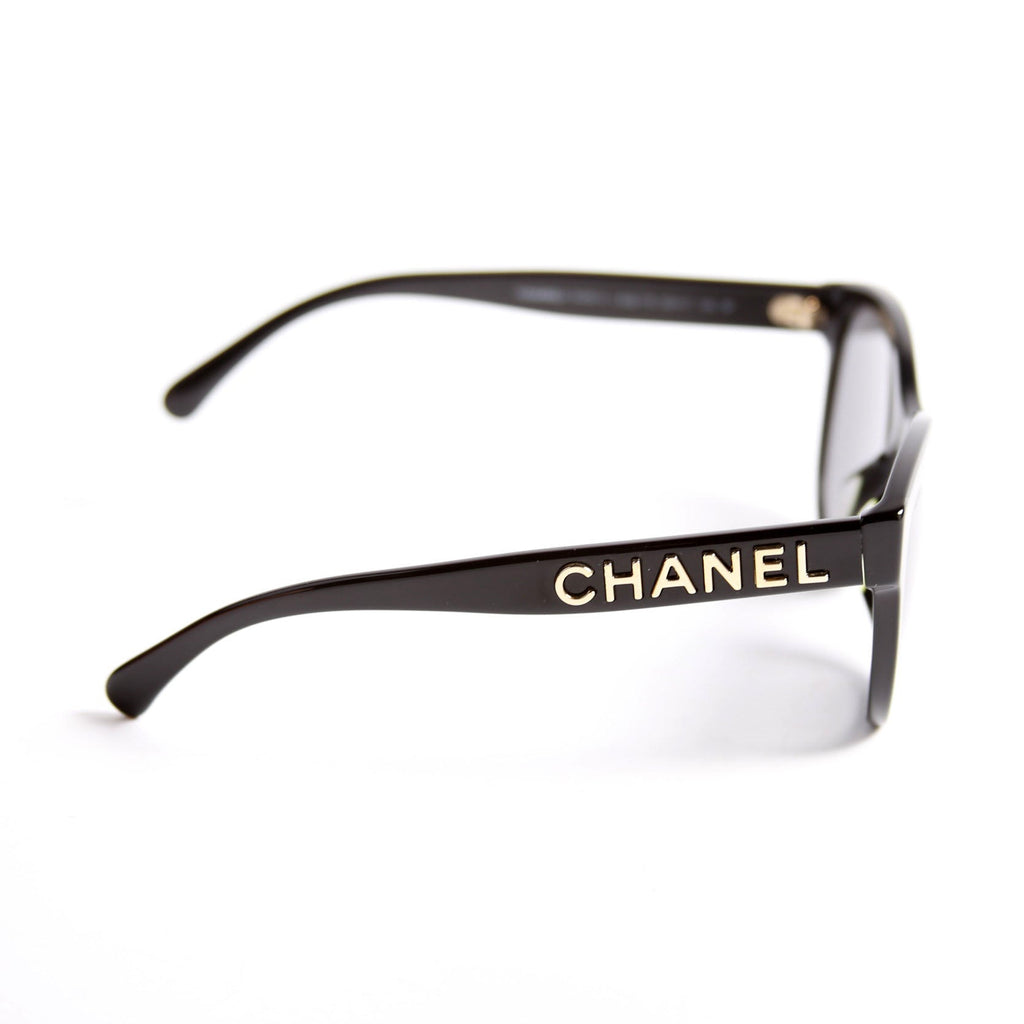 5458-A Butterfly Acetate Sunglasses Black