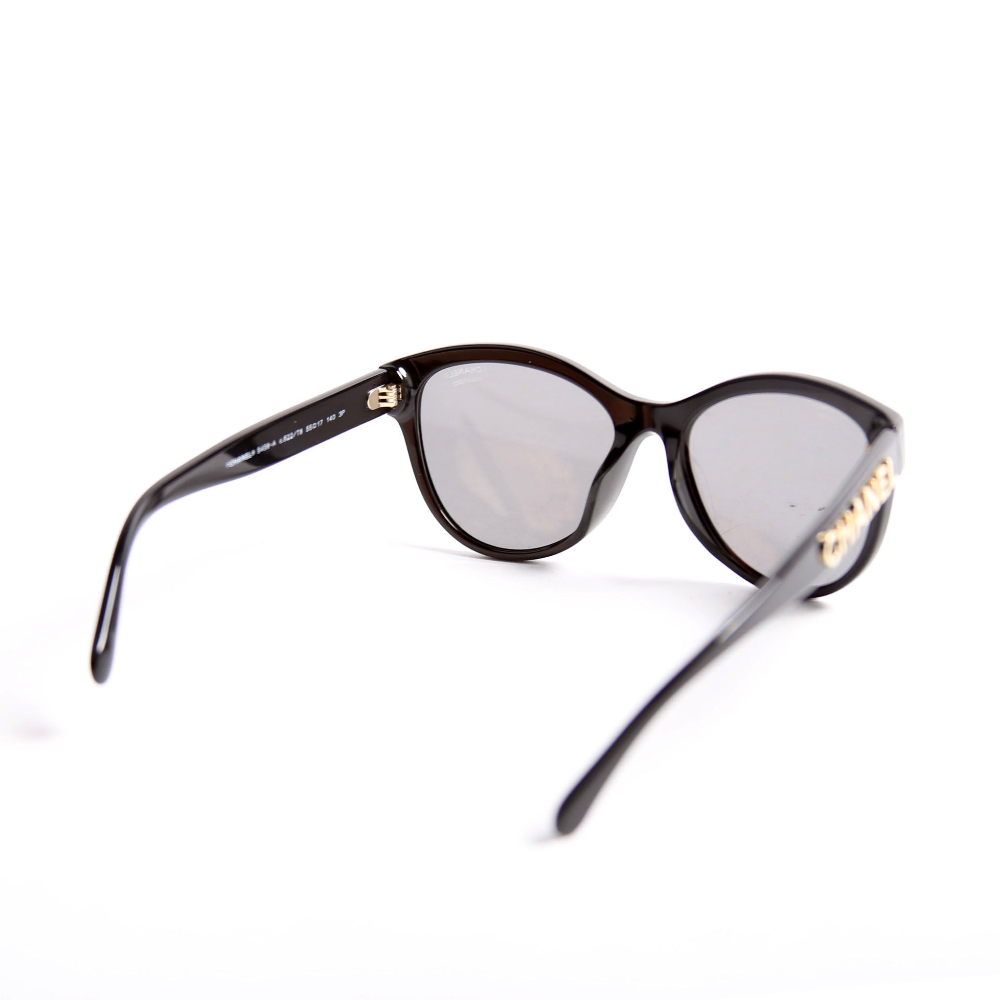 5458-A Butterfly Acetate Sunglasses Black