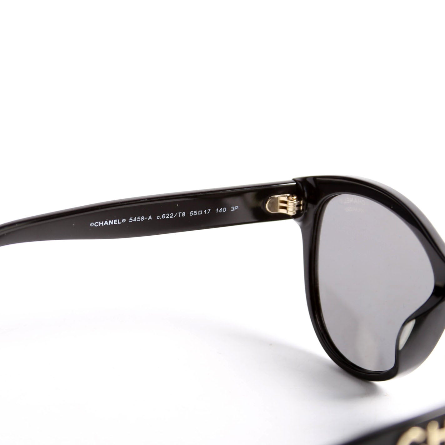 5458-A Butterfly Acetate Sunglasses Black