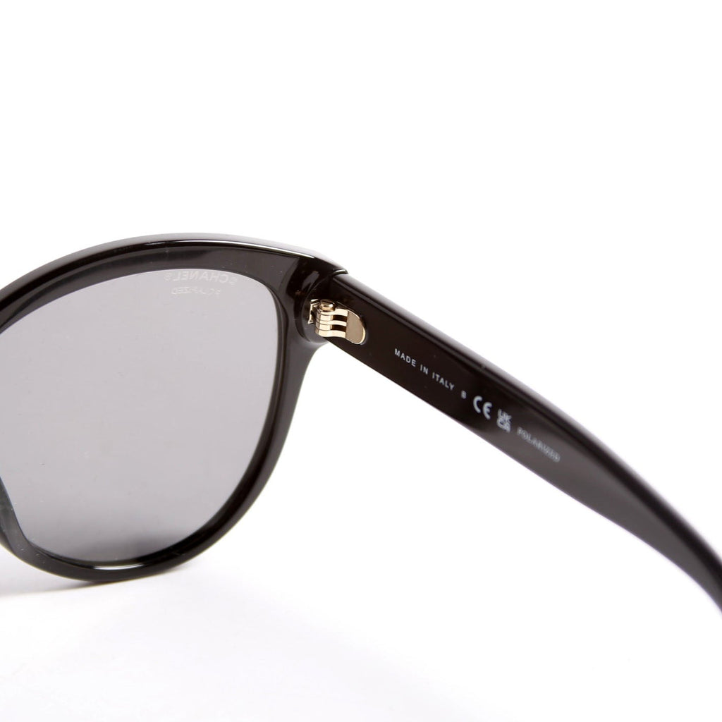 5458-A Butterfly Acetate Sunglasses Black