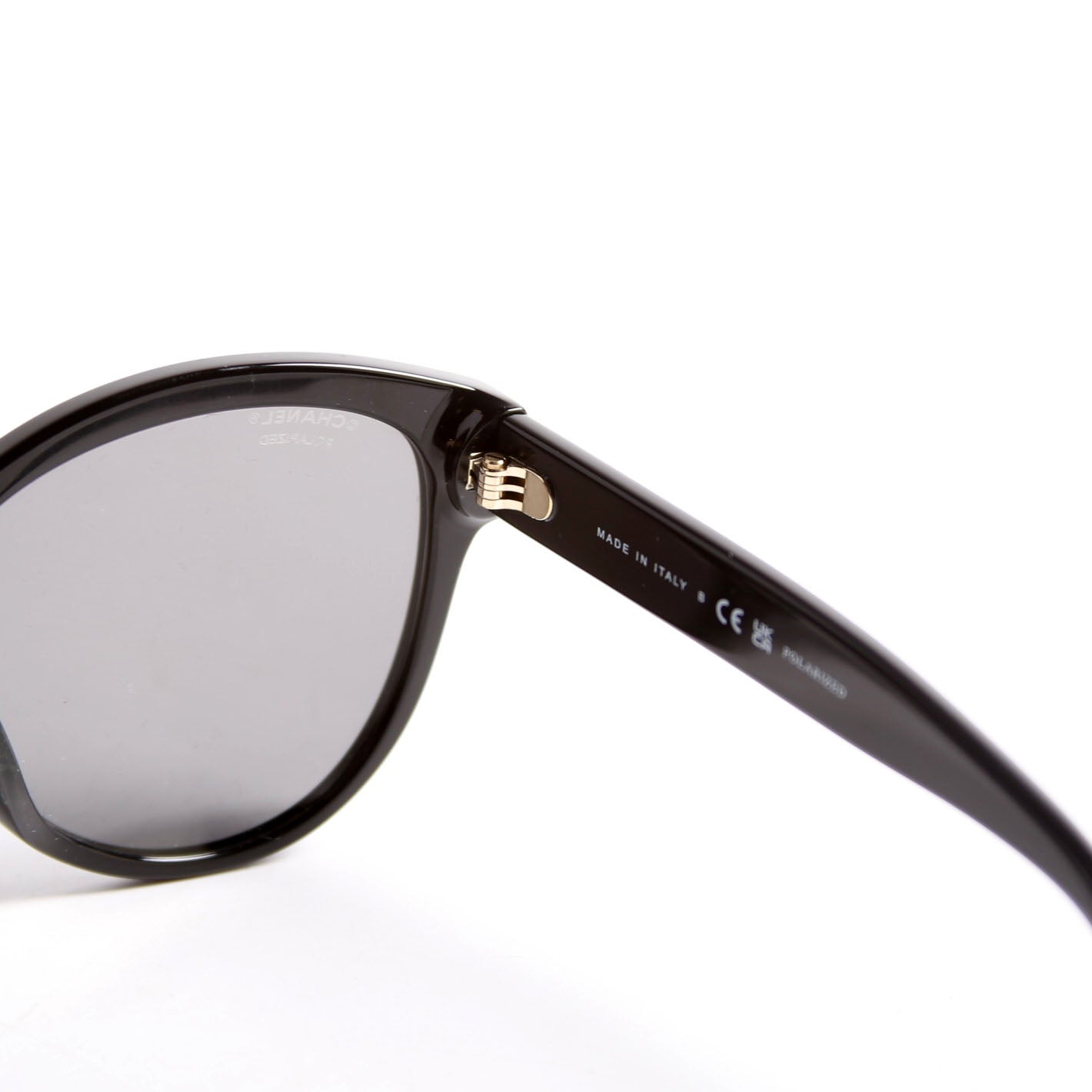 5458-A Butterfly Acetate Sunglasses Black